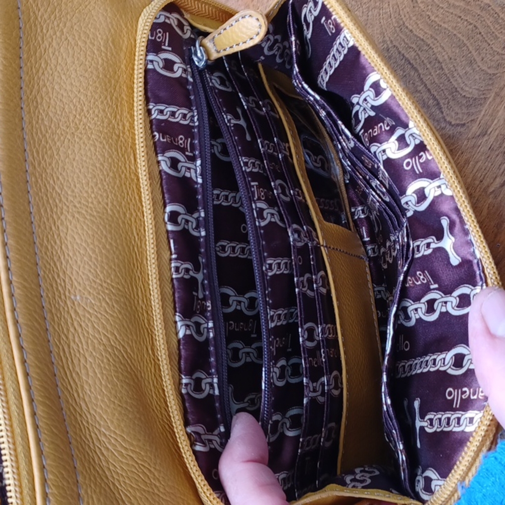Vintage Tignanello Leather Crossbody Purse - Picture 3 of 11